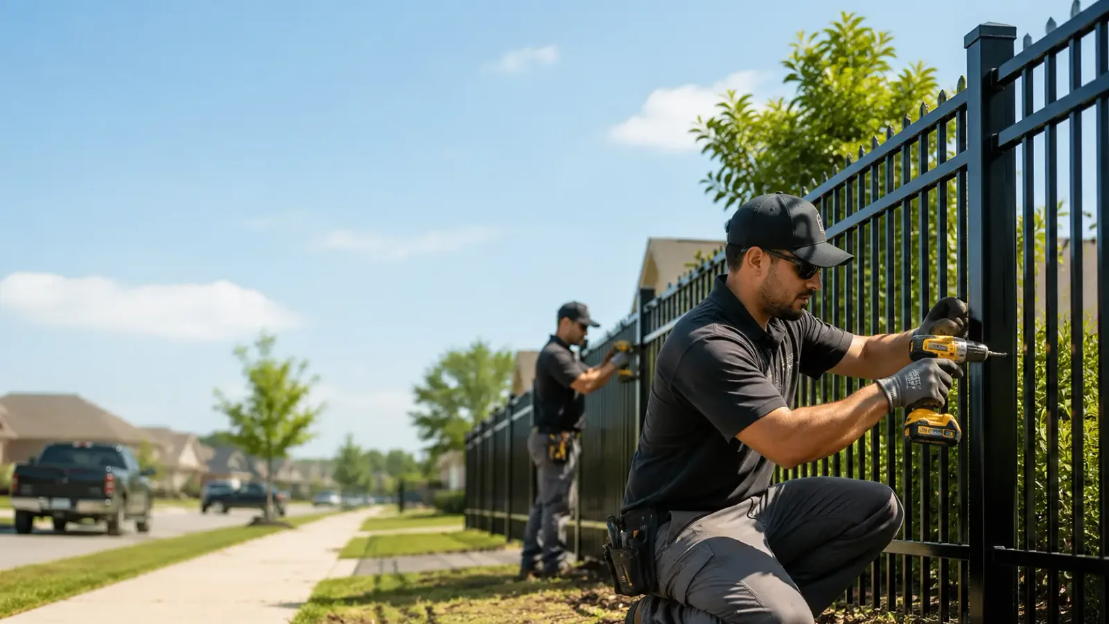 Metal Fence Installation in Sunflower, MS